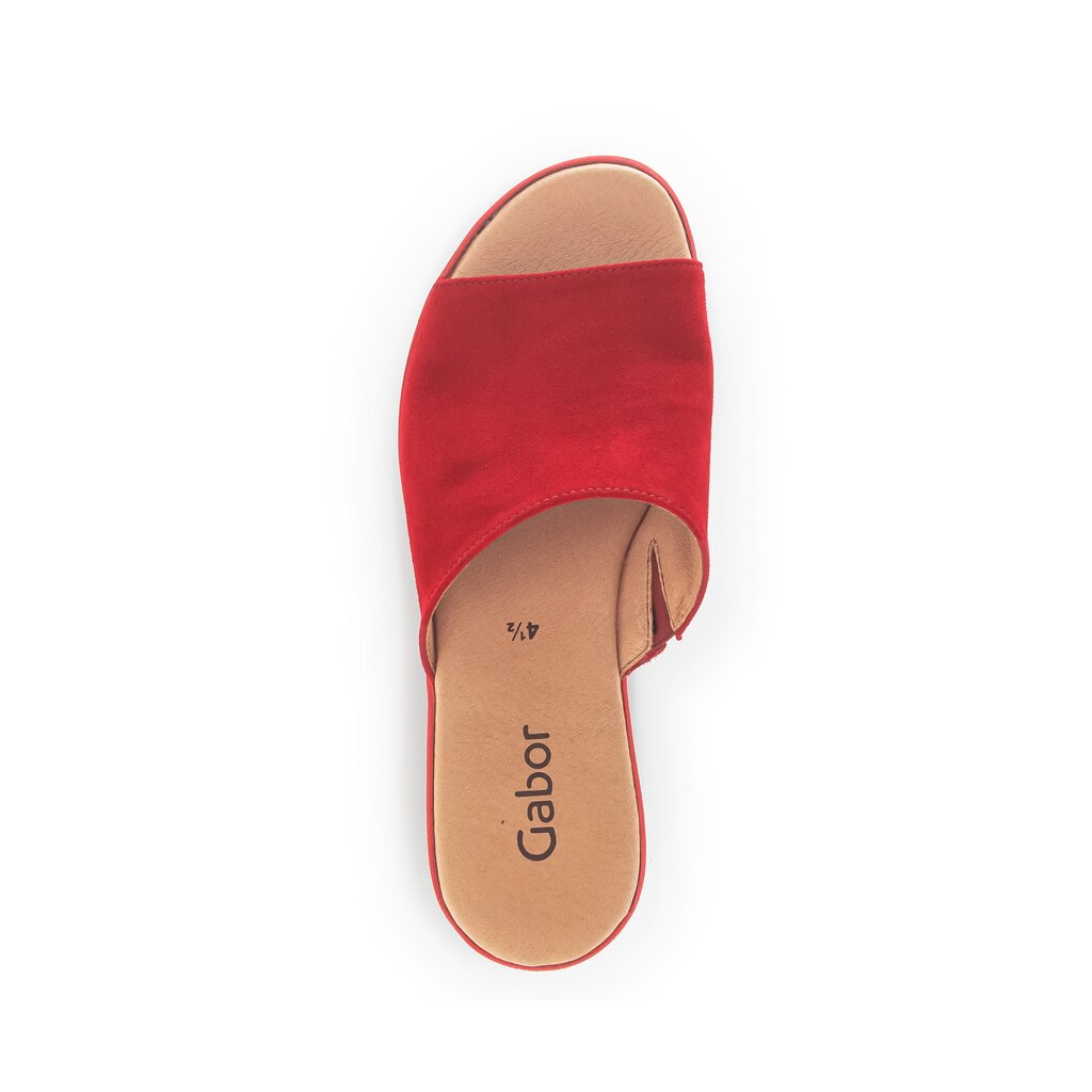 Gabor fashion Pantolette rot