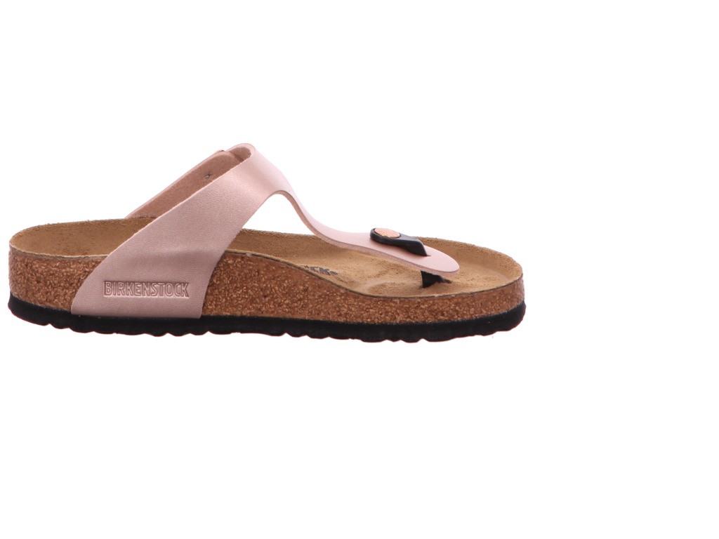 BIRKENSTOCK Klassische Sandalen silber Gizeh BF Copper