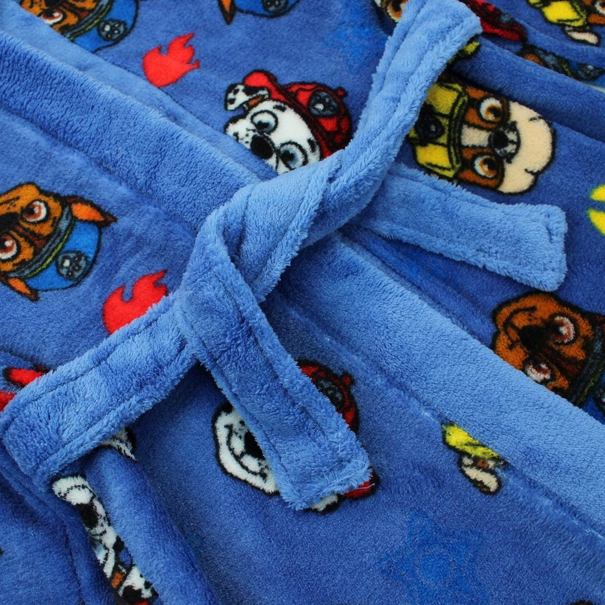 PAW PATROL Kinderbademantel Paw Patrol Jungen Bademantel, blau, Gr. 98/104 - 116/128