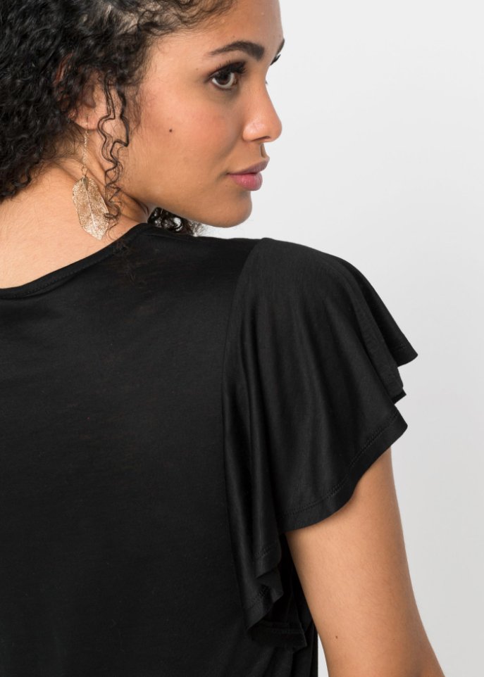 Shirt mit Volantärmel