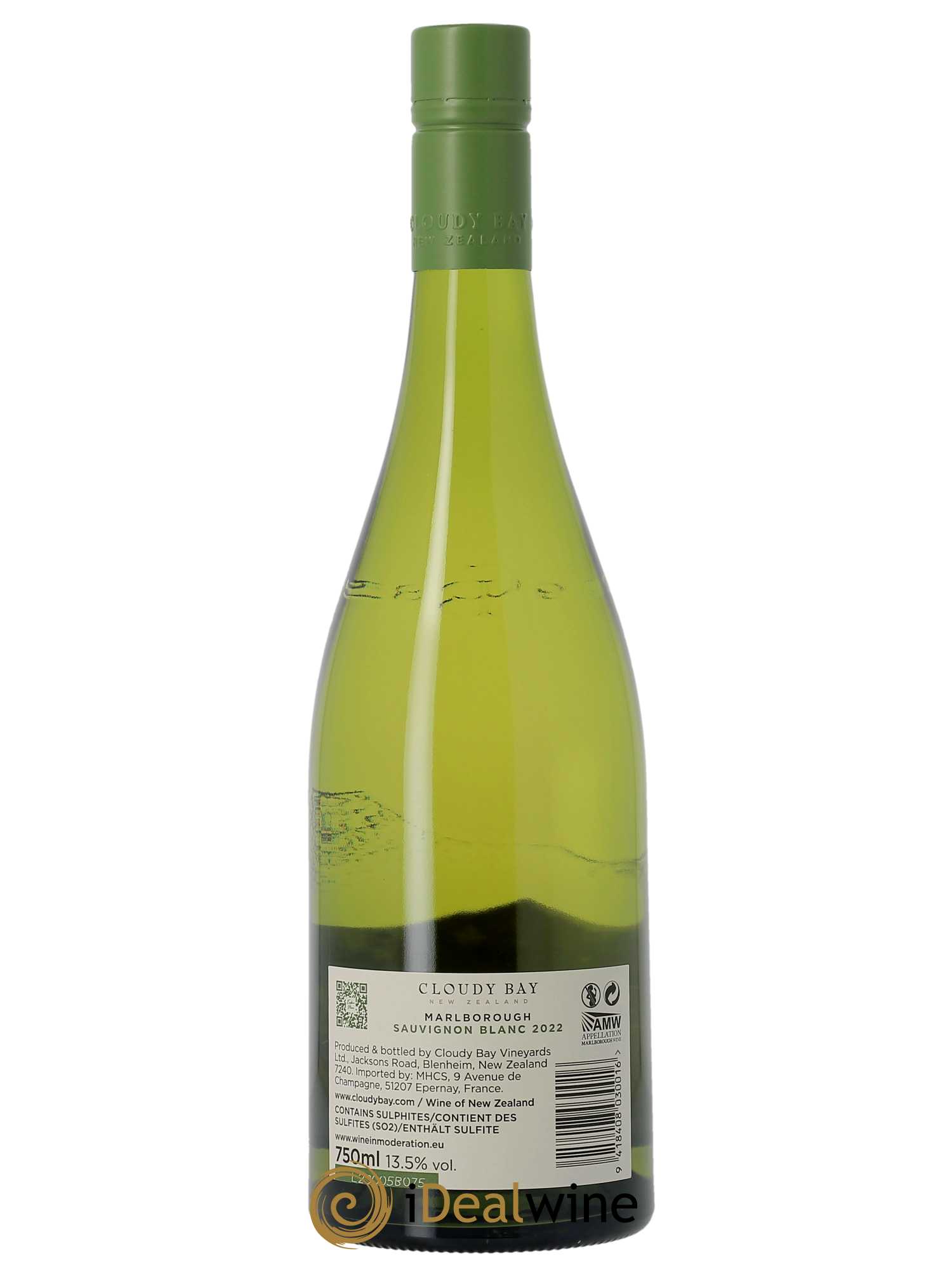 Nouvelle Zélande Cloudy Bay Sauvignon Blanc  2022 - Lot de 1 Bouteille