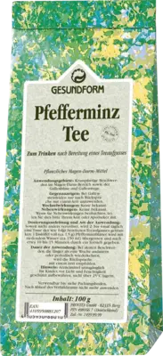 GESUNDFORM Pfefferminzblätter Tee  100 g  Tee