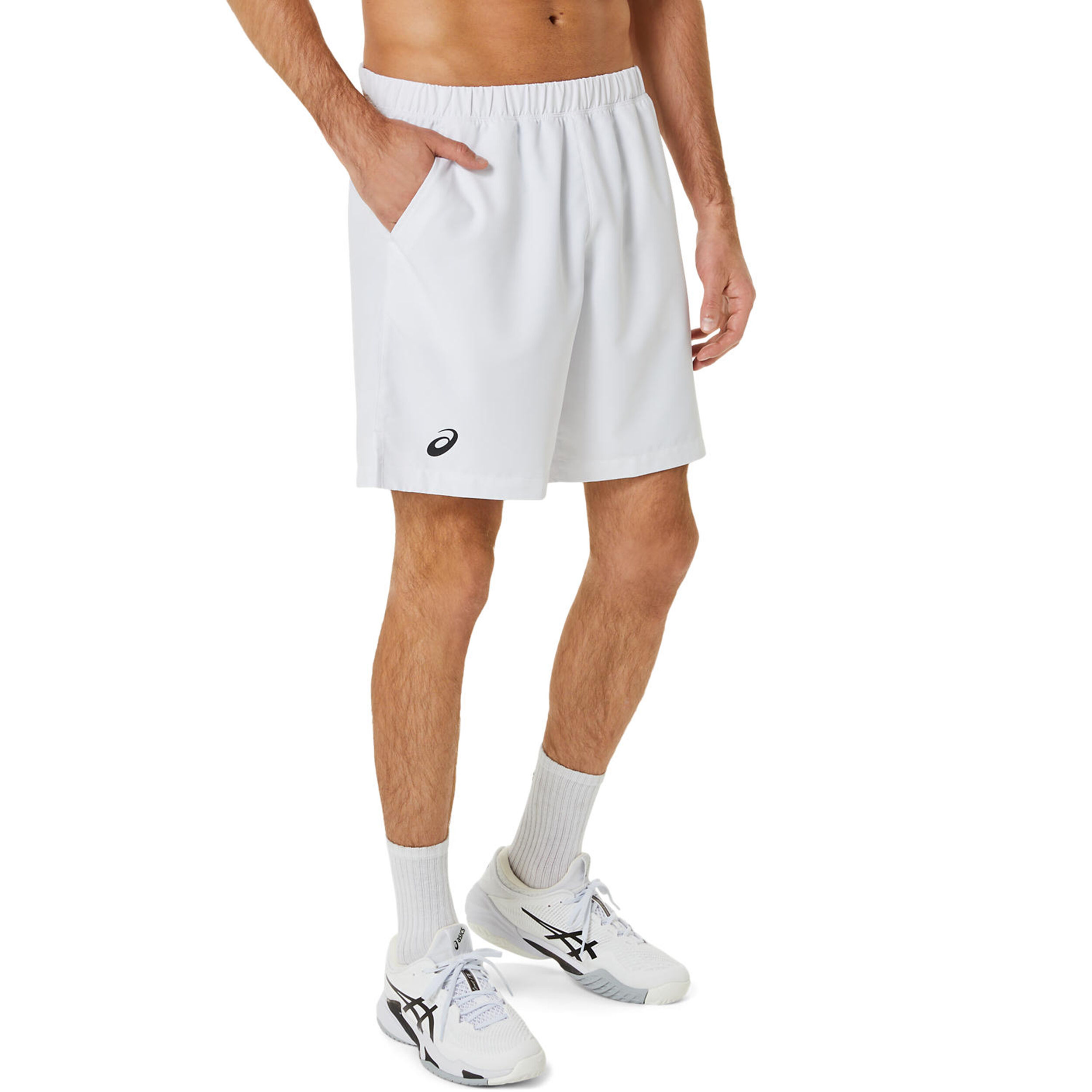 Court 9in Shorts Herren - Weiß
