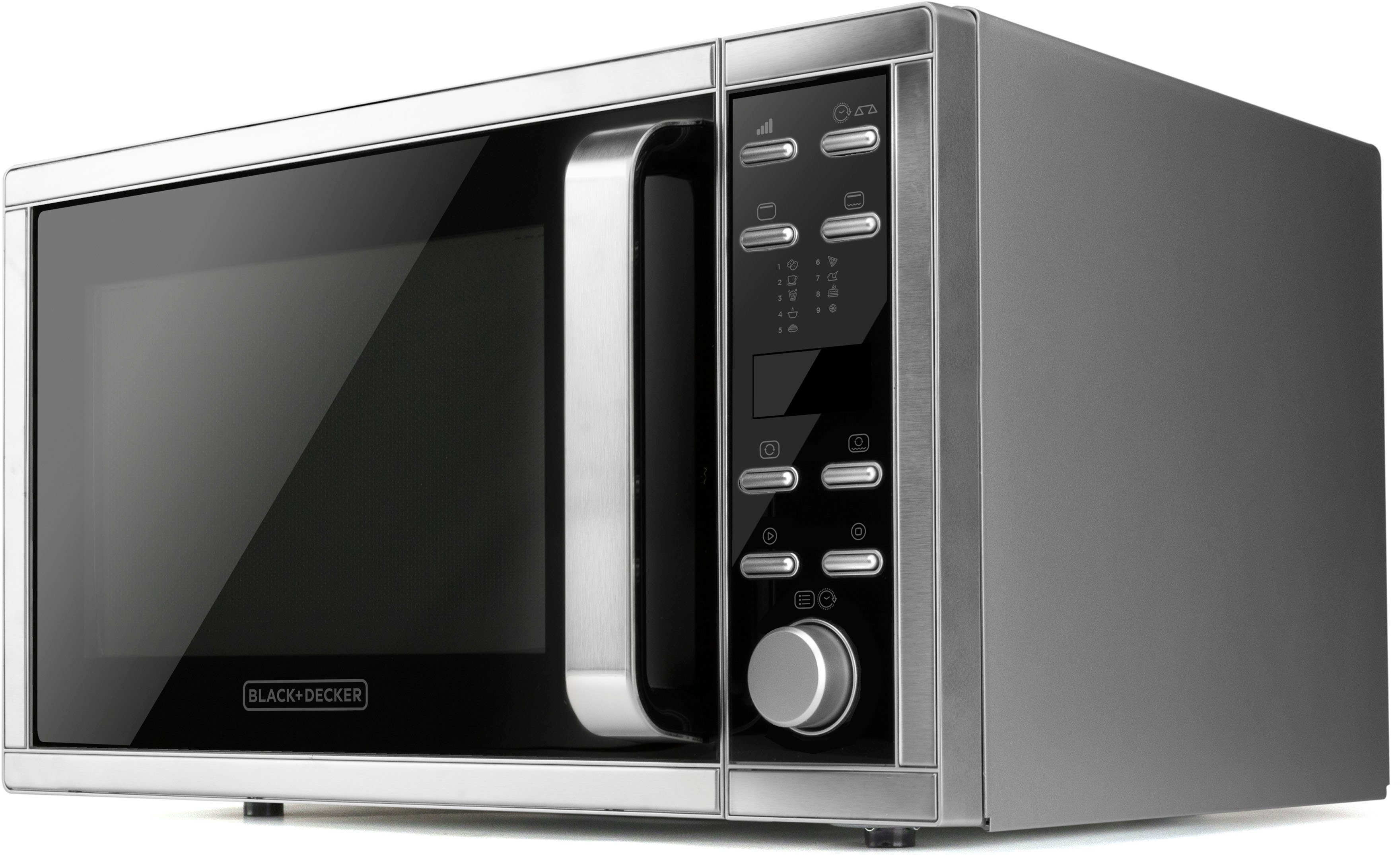 Black + Decker Mikrowelle BXMZ901E, Grill, Mikrowelle, 25 l
