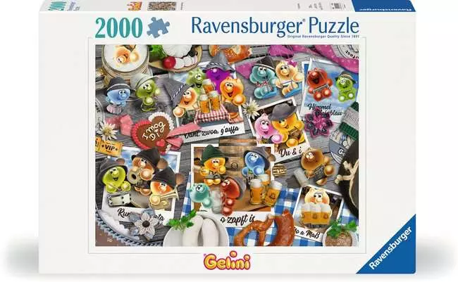 Puzzle 2000 Teile - Gelini auf dem Oktoberfest