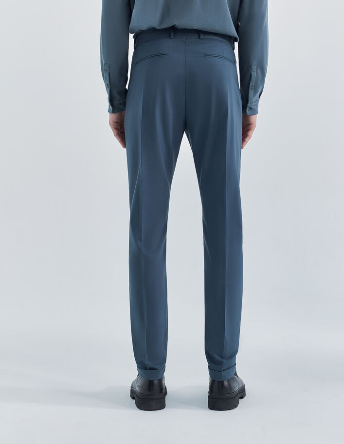 Pantalon de costume acier en twill TRAVEL SUIT Homme