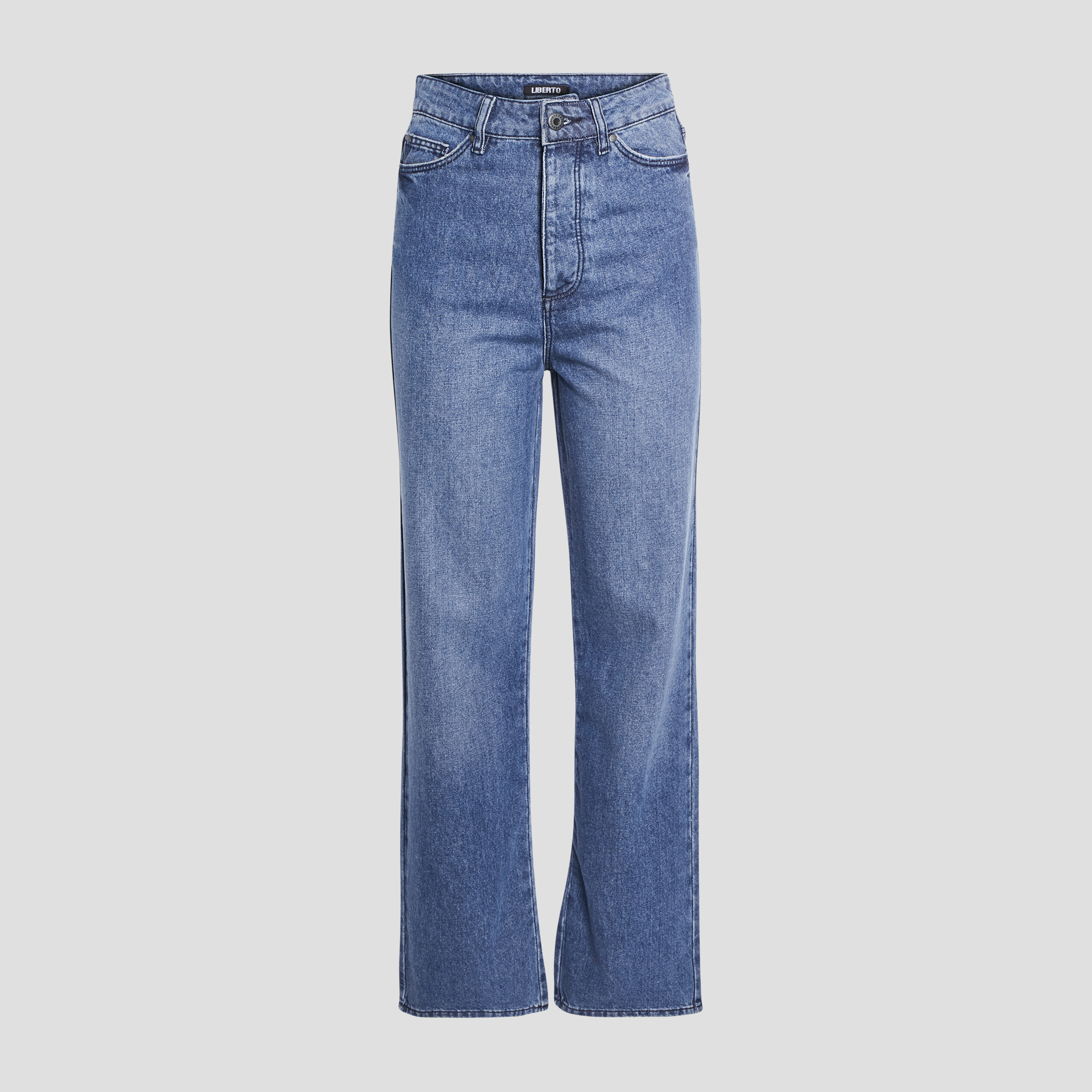 Jeans large denim stone femme | La Halle
