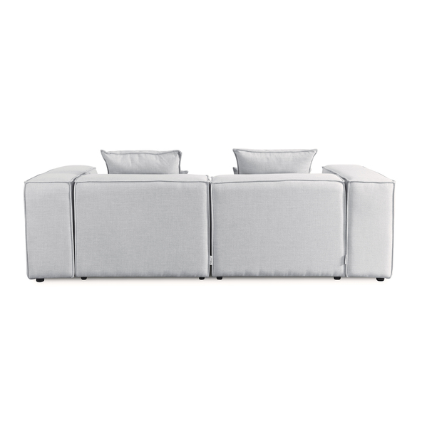Modulares Sofa VERONA, S, hellgrau