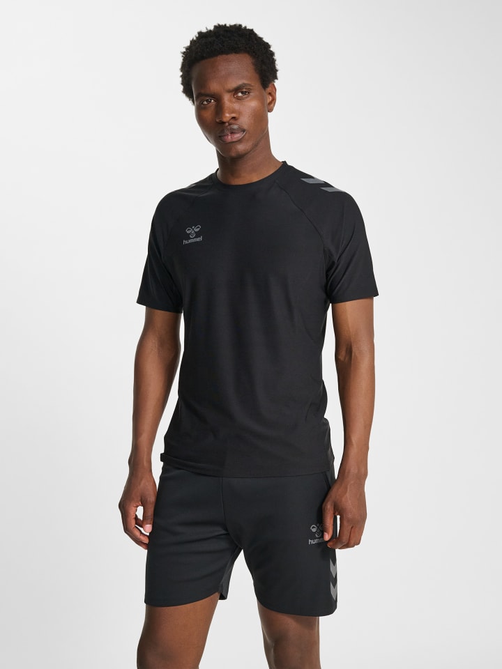 Hummel Hummel T-Shirt Hmlcima Herren in BLACK MELANGE günstig kaufen