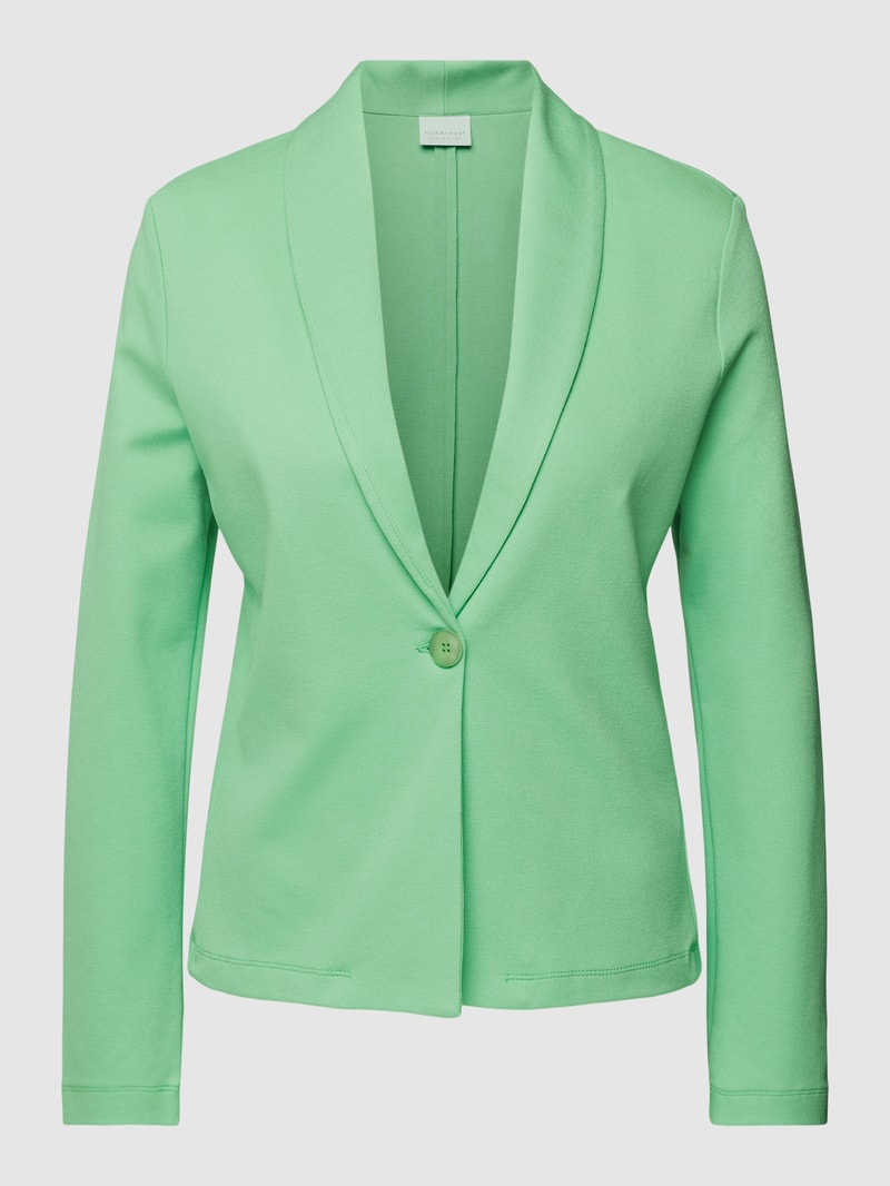 Blazer mit Schalkragen in grün