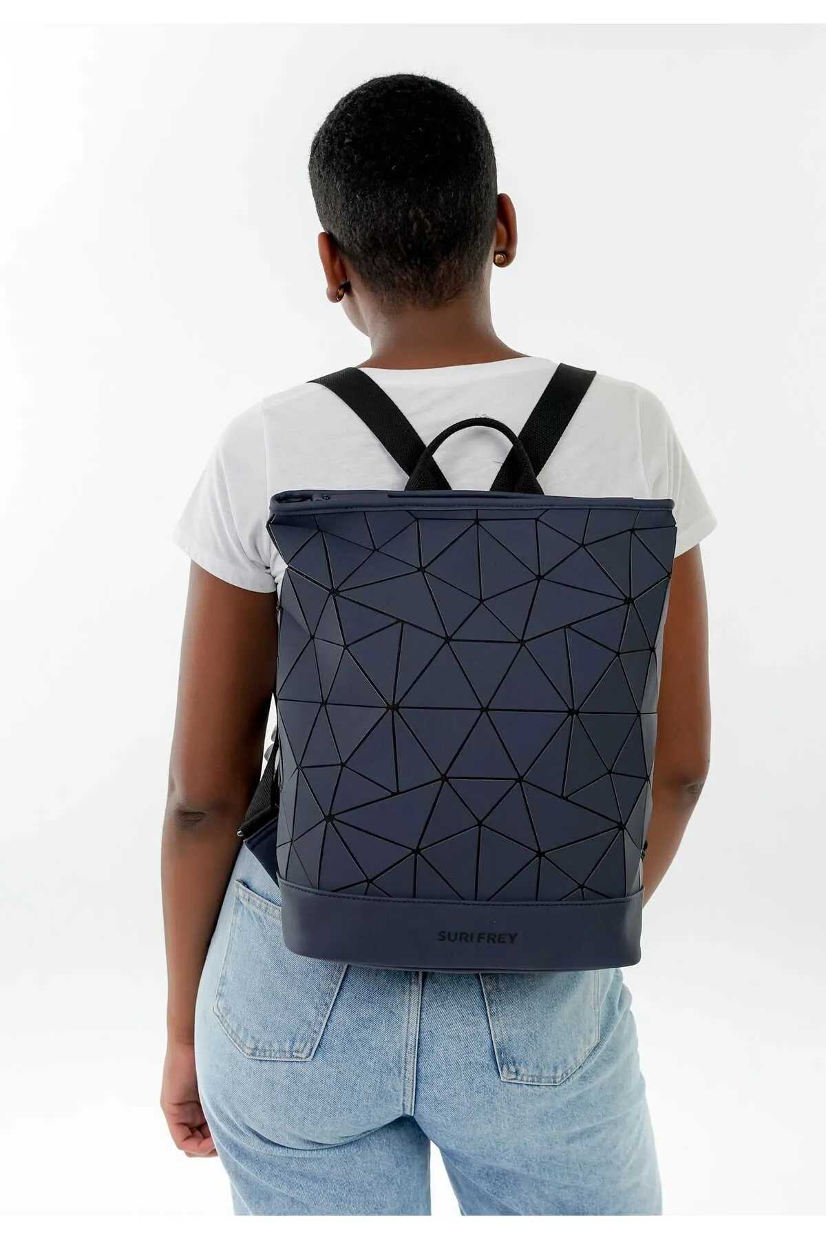 SURI FREY  Rucksack - Blau - Unifarben