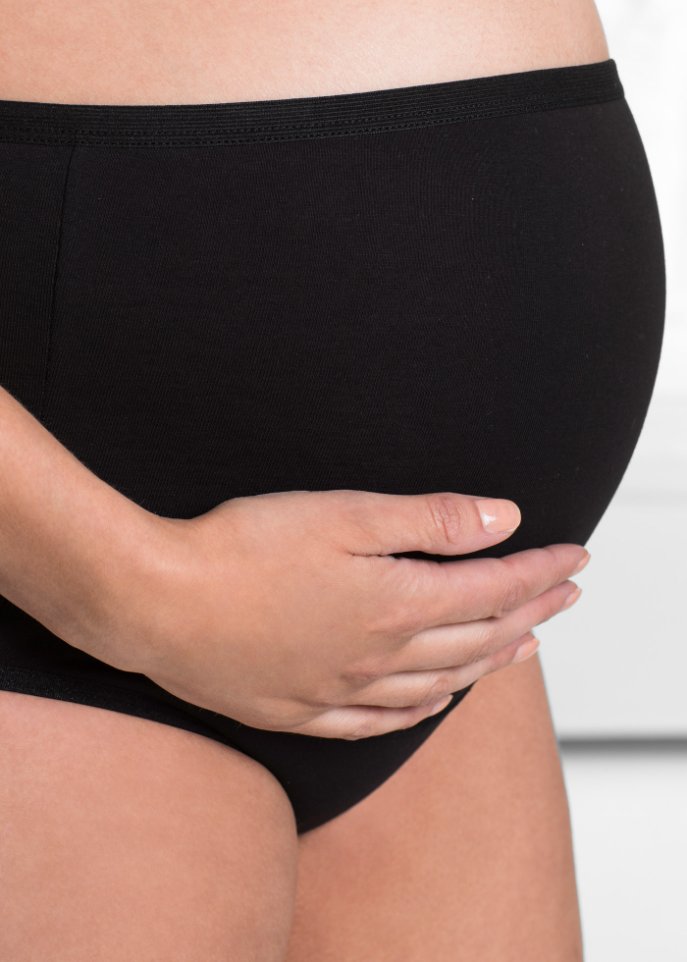 Überbauchslip mit Bio-Baumwolle (2er Pack)