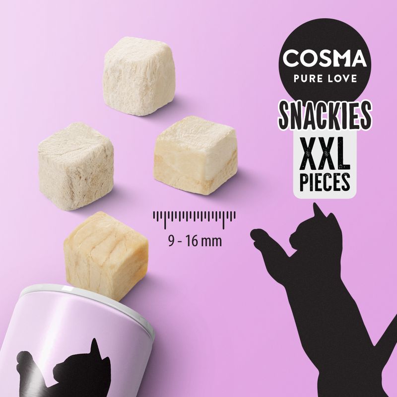 Katzensnack Cosma Snackies XXL zu TOP-Preisen