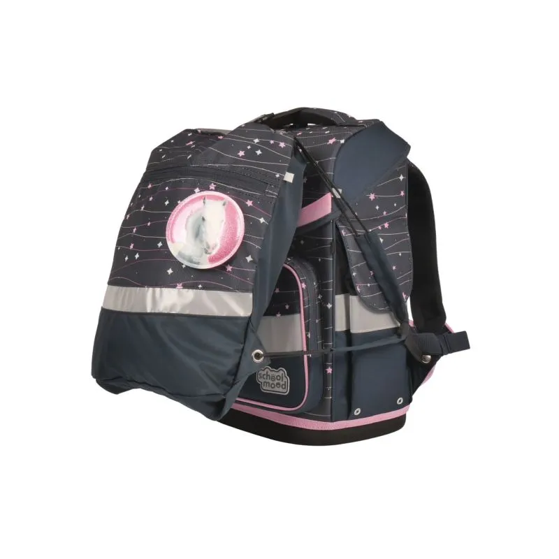 School Mood Timeless 7-teiliges Schulranzen-Set - Ella (Pony)