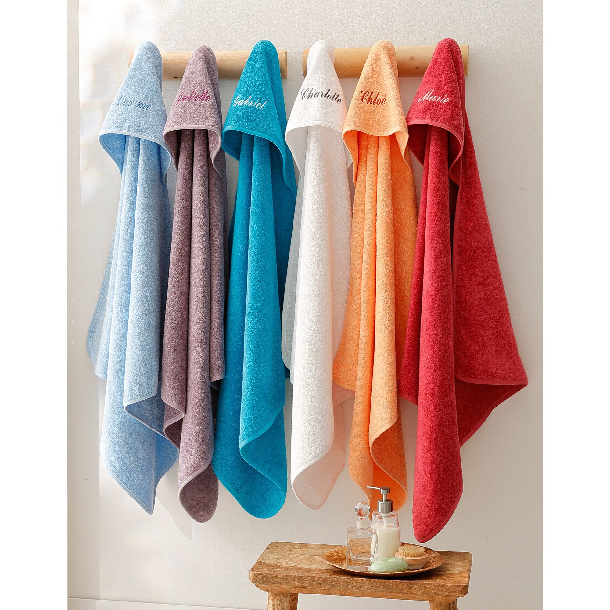 Cape de bain bébé personnalisable