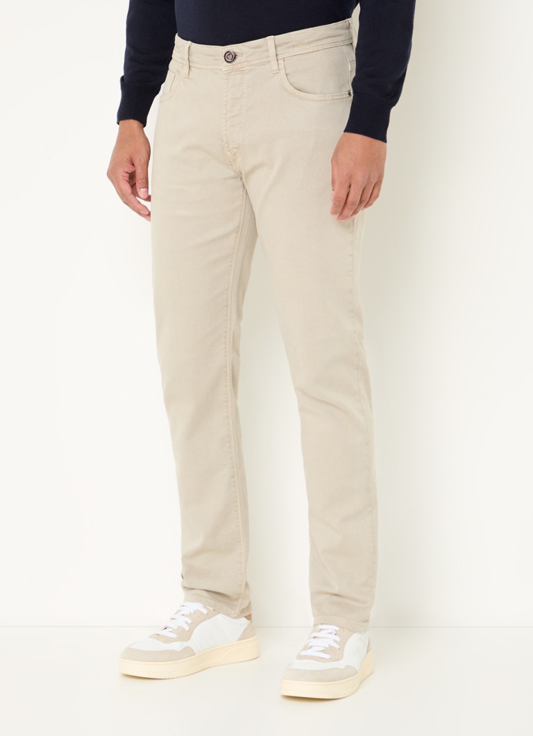 Boggi Milano Tencel elegáns szabású farmer lyocell keverék anyagból, színes mosással