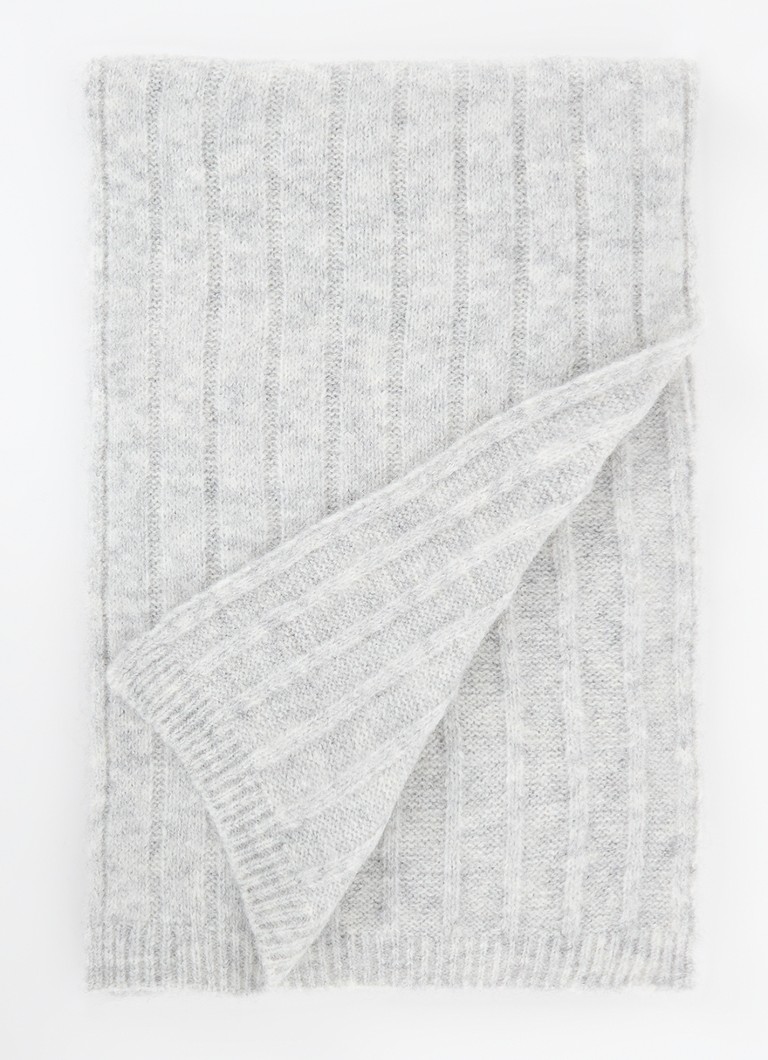 Tommy Hilfigerin Rib-neulottu huivi alpakkavillasekoitteesta 110 x 30 cm