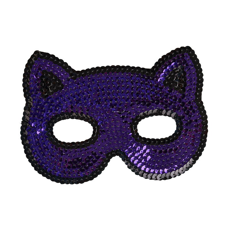 Time 2 Change Halvmaske m/paljetter Halloween