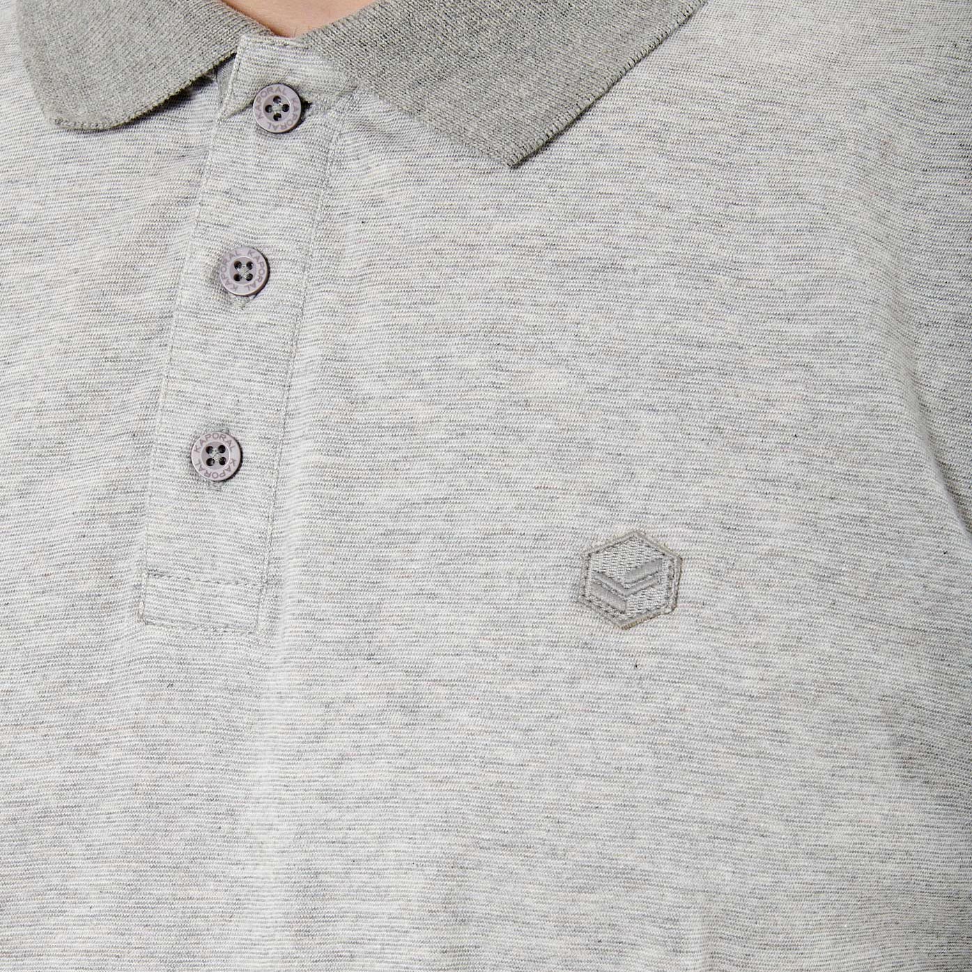 STEF   Polo gris Homme