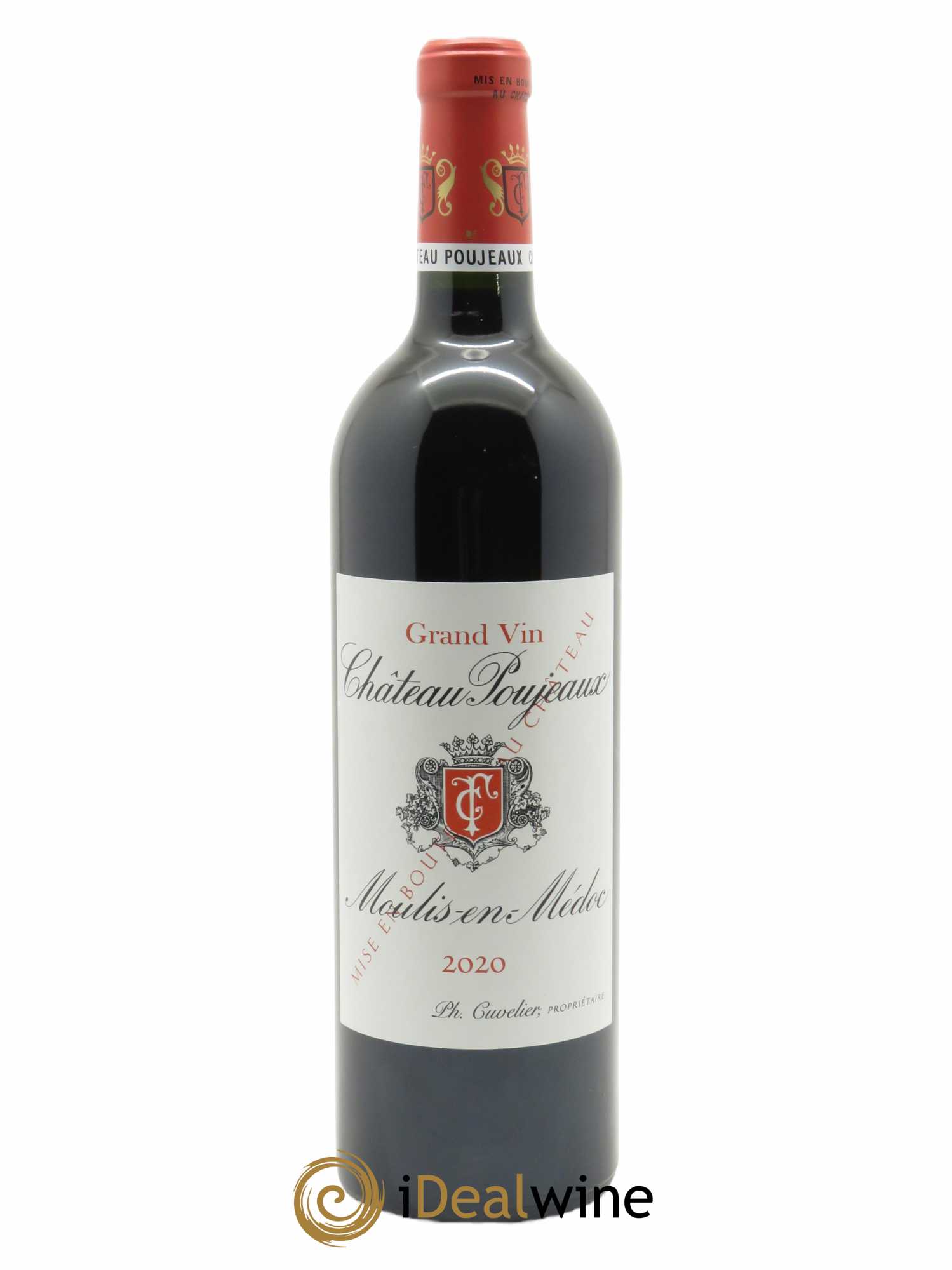 Château Poujeaux (CBO à partir de 6 bts) 2020 - Lot de 1 Bouteille