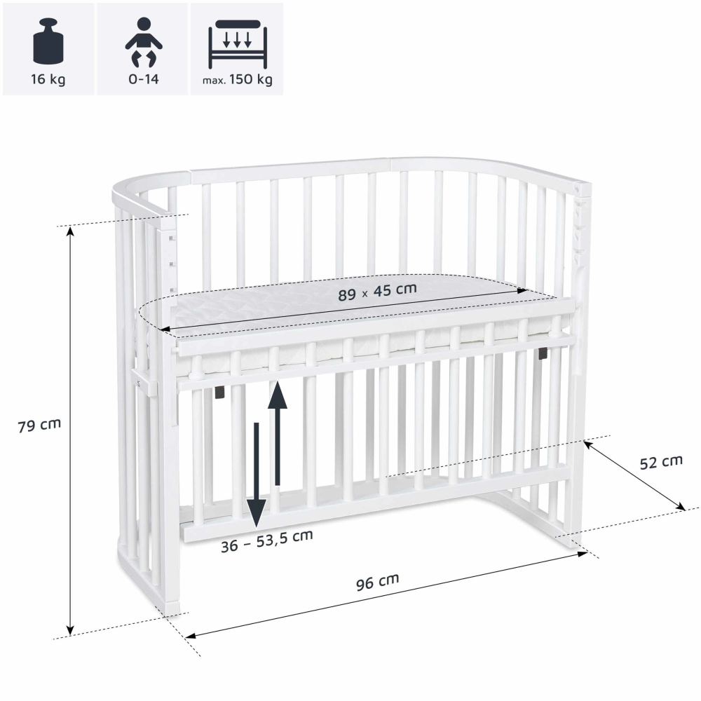 Comfort Beistellbett babybay