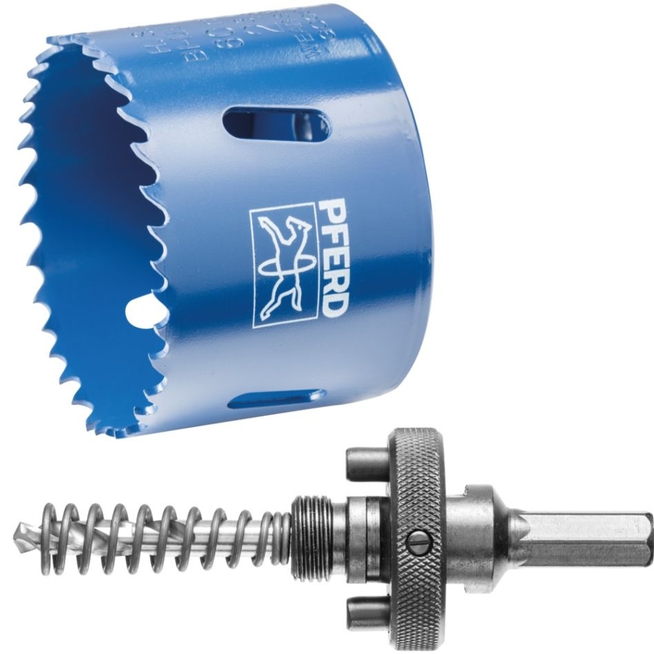 Pferd 25198060 HSS-gatzagenset tweedelig Ã 60 mm