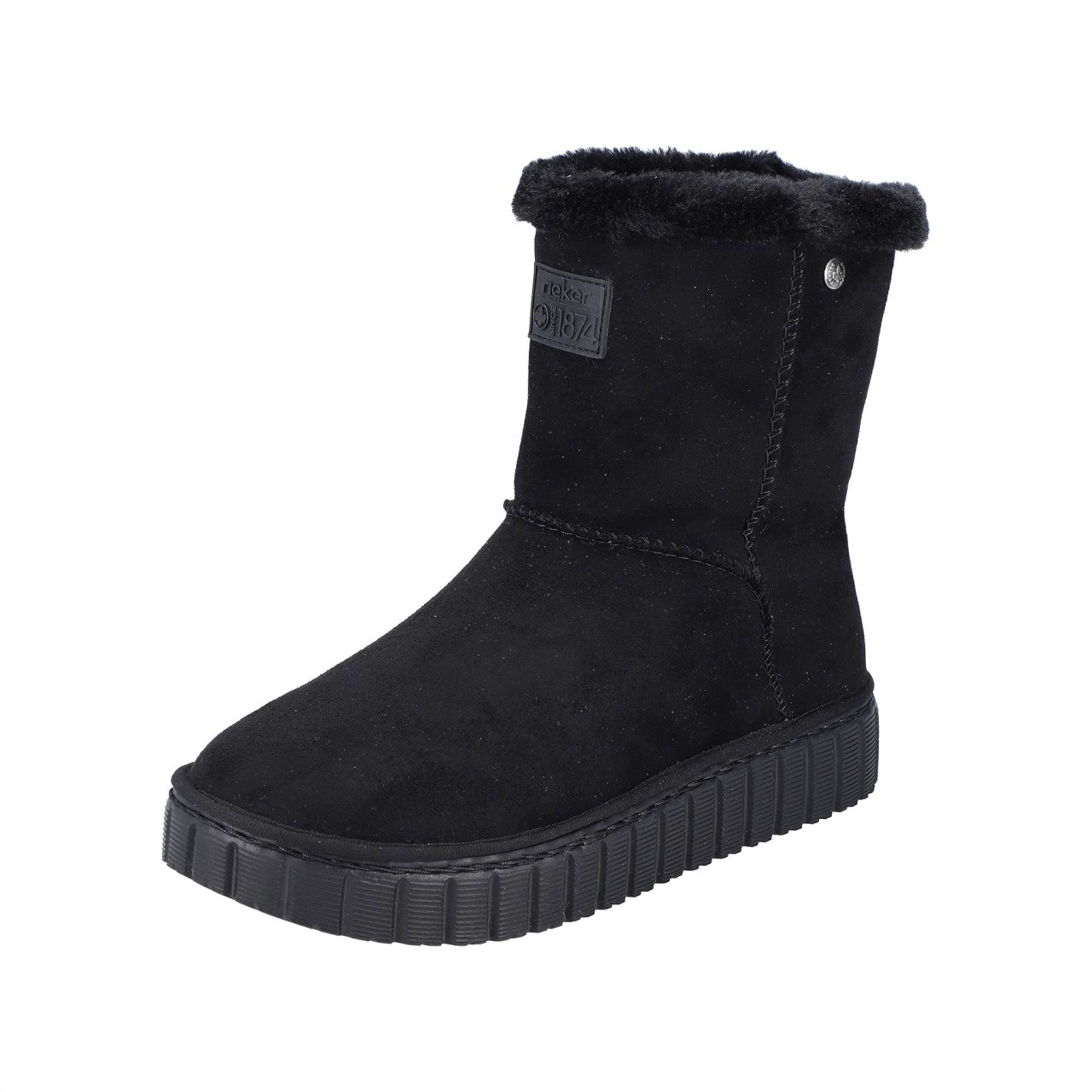 RIEKER Stiefeletten schwarz