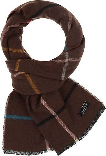 FRAAS Sustainability Edition - Cashmink-Schal mit elegantem XL-Karo - Made in Germany