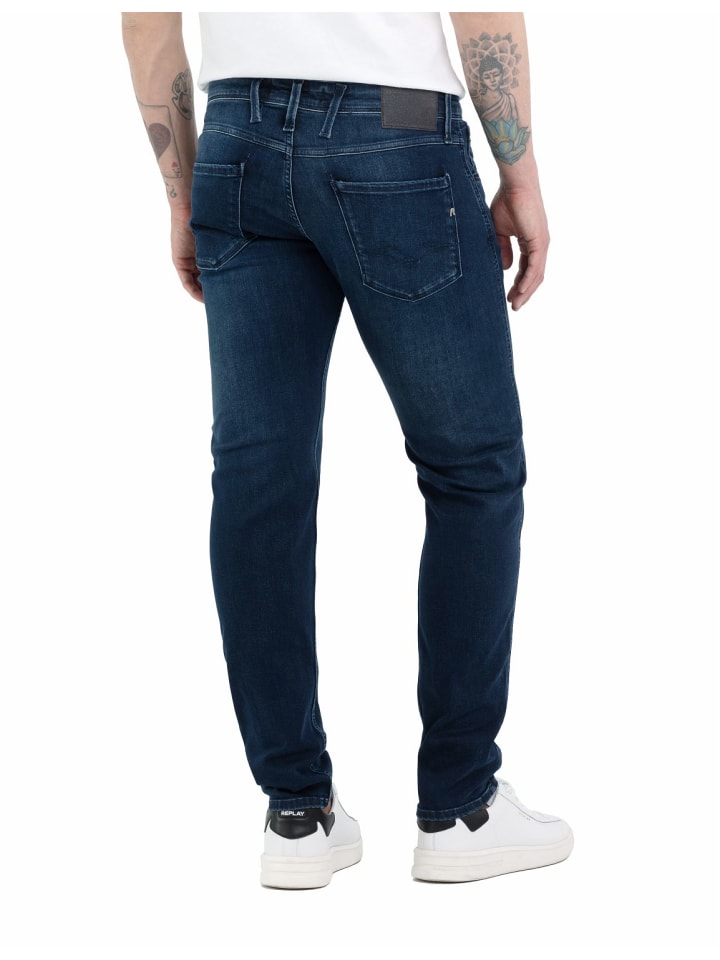 Replay Jeans Anbass slim in Blau günstig kaufen