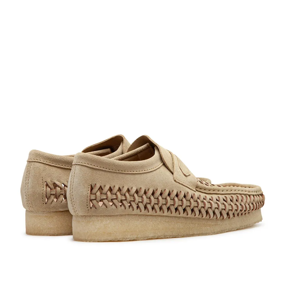 Clarks Wallabee Loafer Weave 26176534 / braun