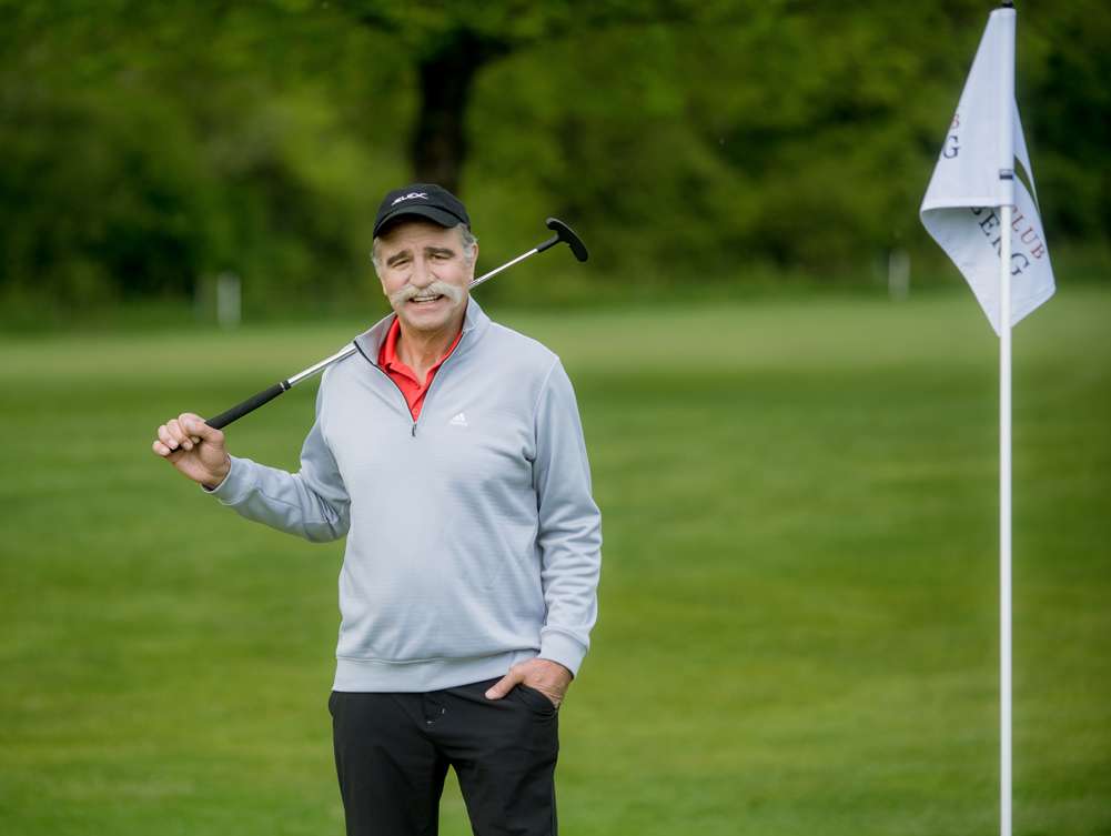 JELEX x Heiner Brand Golfschläger Putter aus Zink Rechtshand