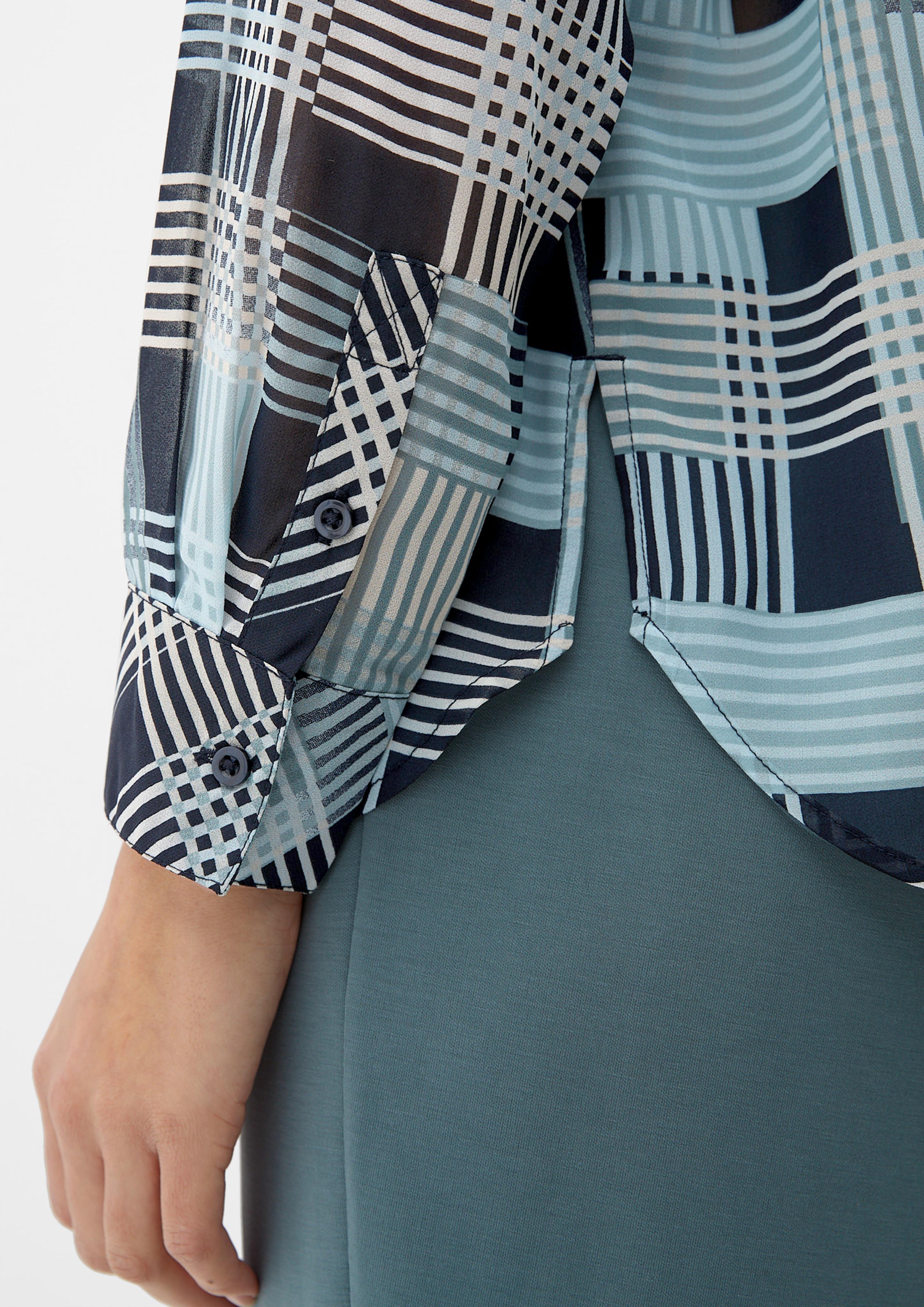 Bluse mit Rüschenkragen  2128318-59A1