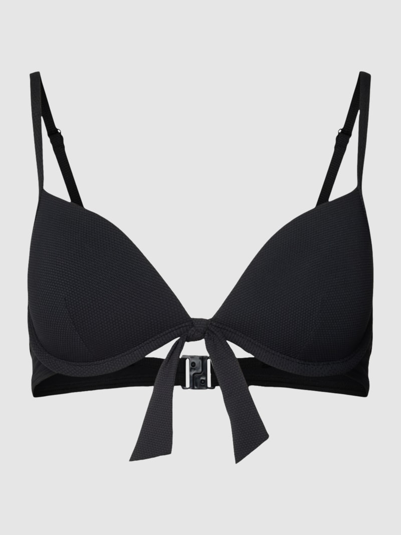 Bikini-Oberteil mit vorgeformten Cups Modell 'RCS pad.plunge' in schwarz