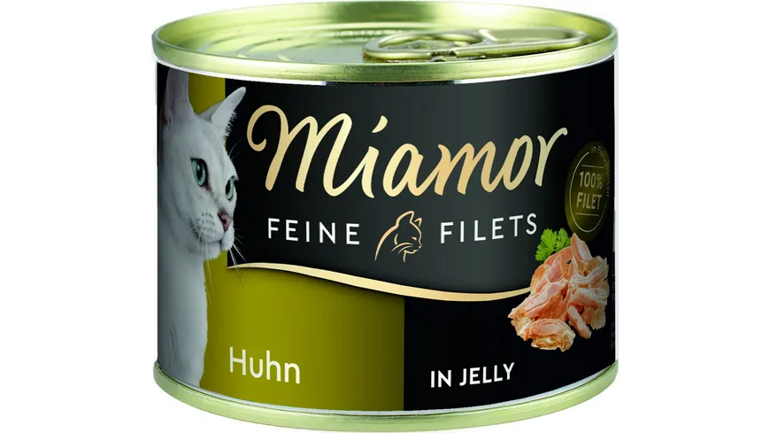 Miamor Katzennassfutter Feine Filets Huhn in Jelly 185 g