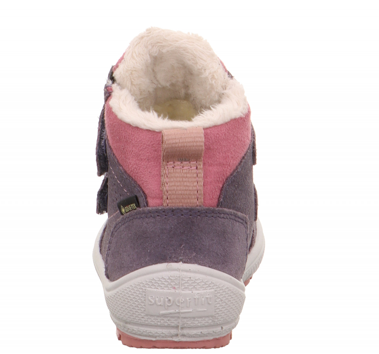 GROOVY - Lila/Rosa Boots mit Klettverschluss