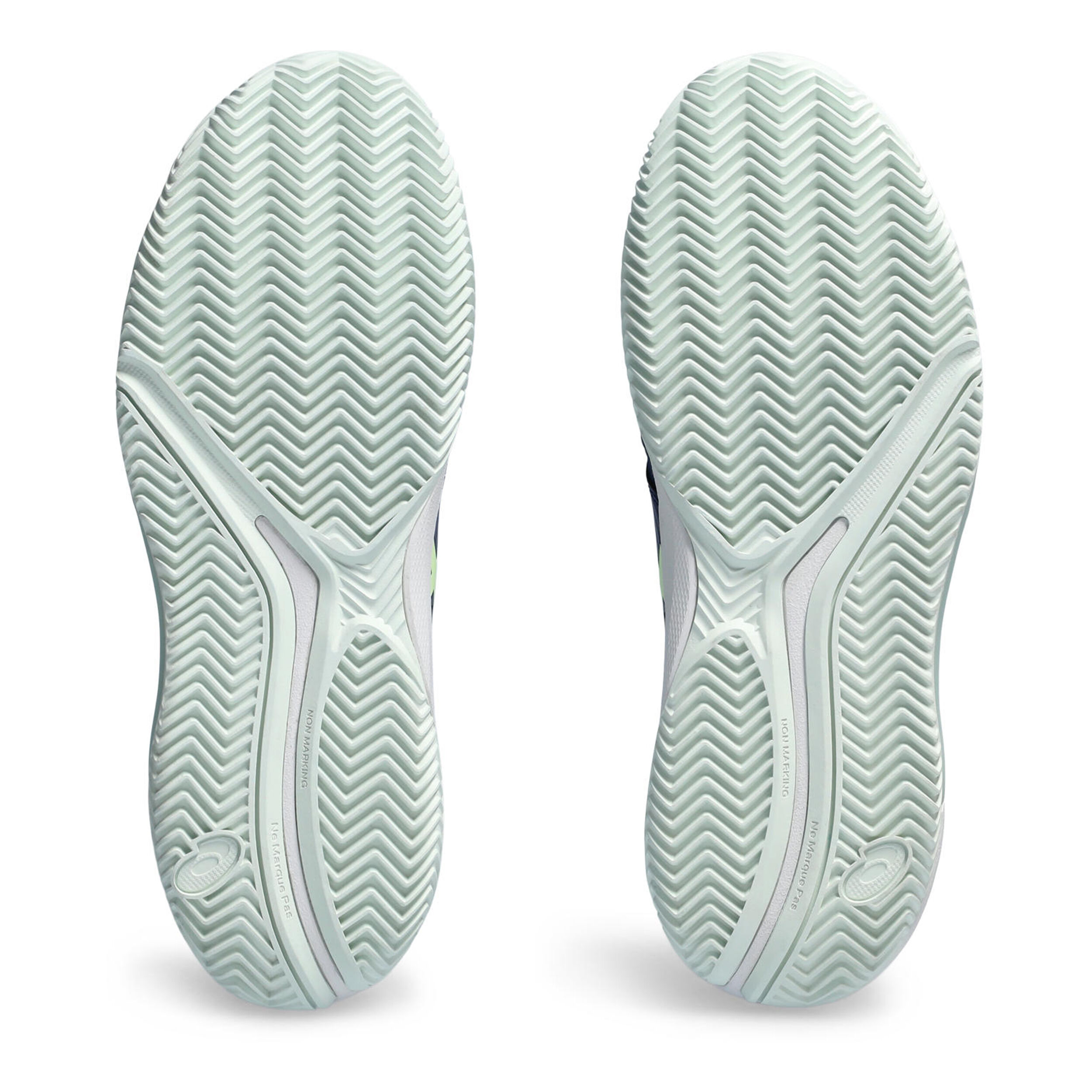 Gel-Challenger 14 Sandplatzschuh Damen - Dunkelblau, Neongelb