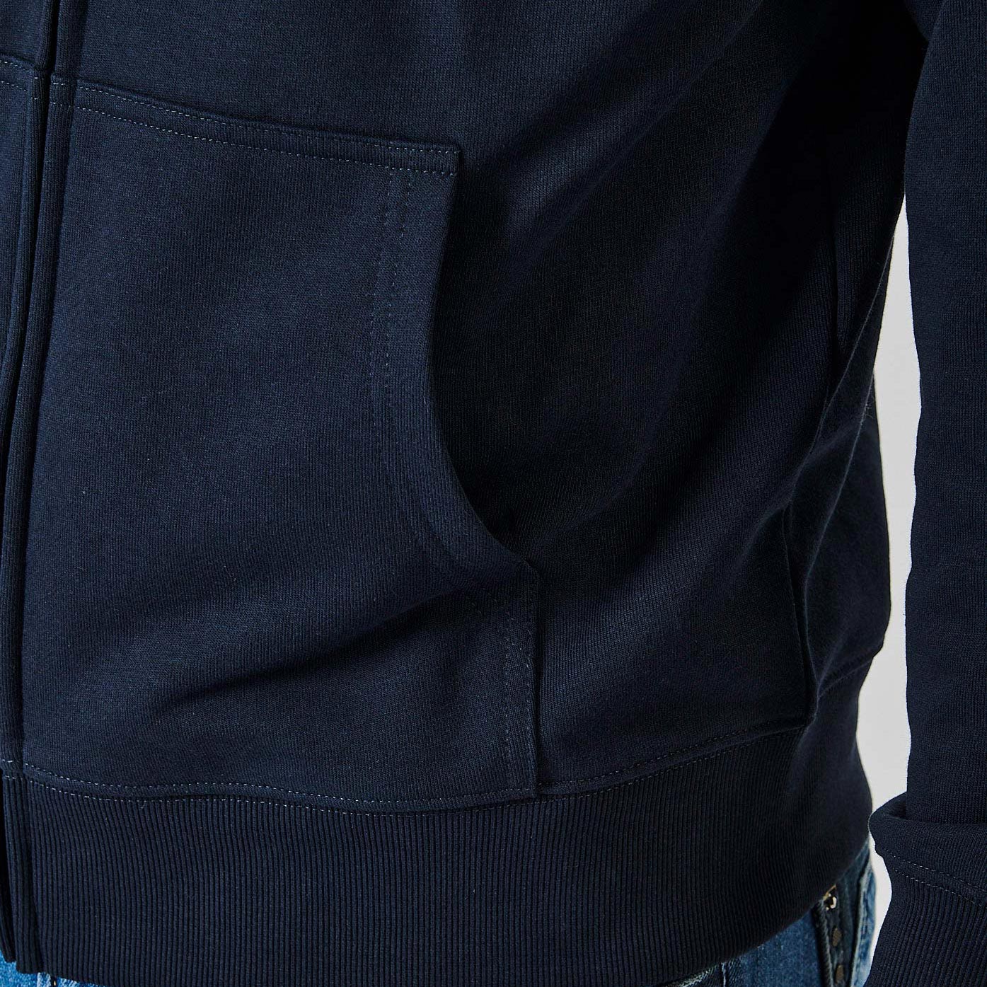 BELKO  Sweat zippé bleu marine homme
