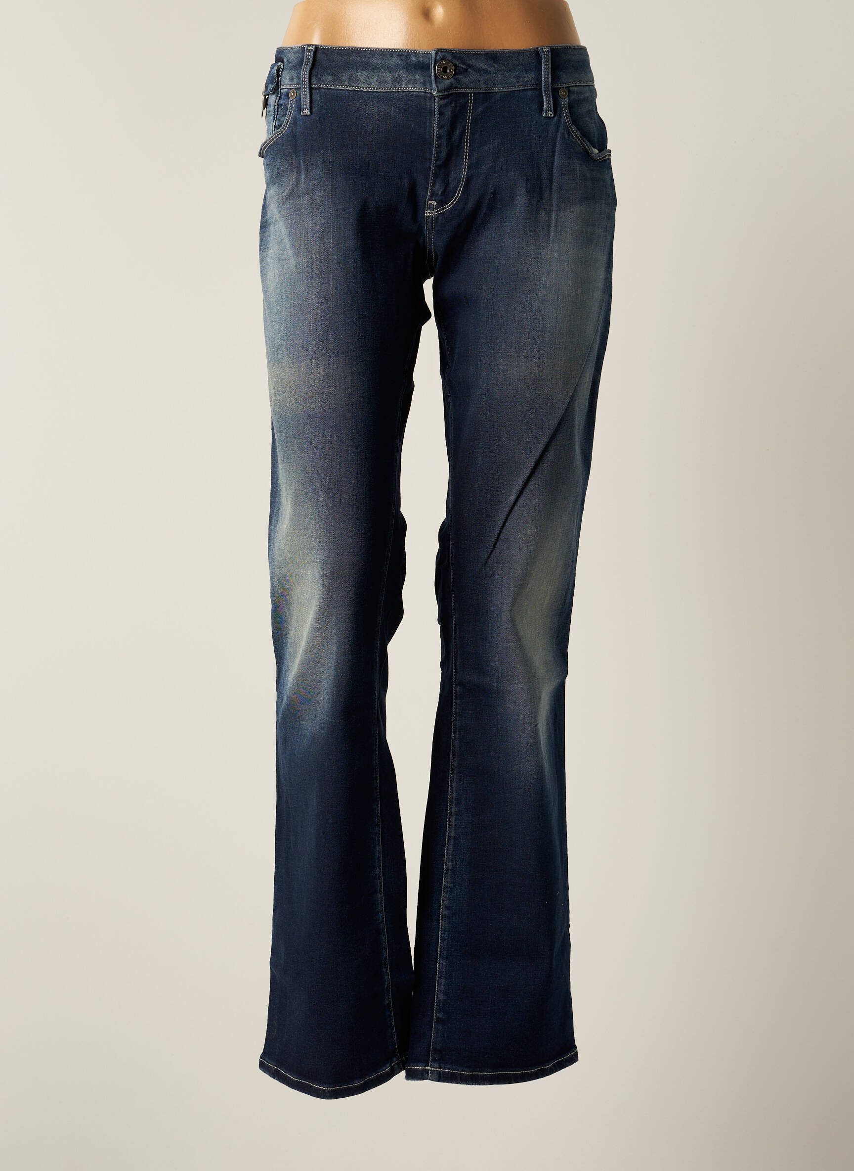 Freesoul Jean Flare Femme couleur bleu
