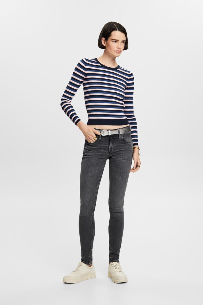 Skinny Jeans mit mittlerer Bundhöhe
