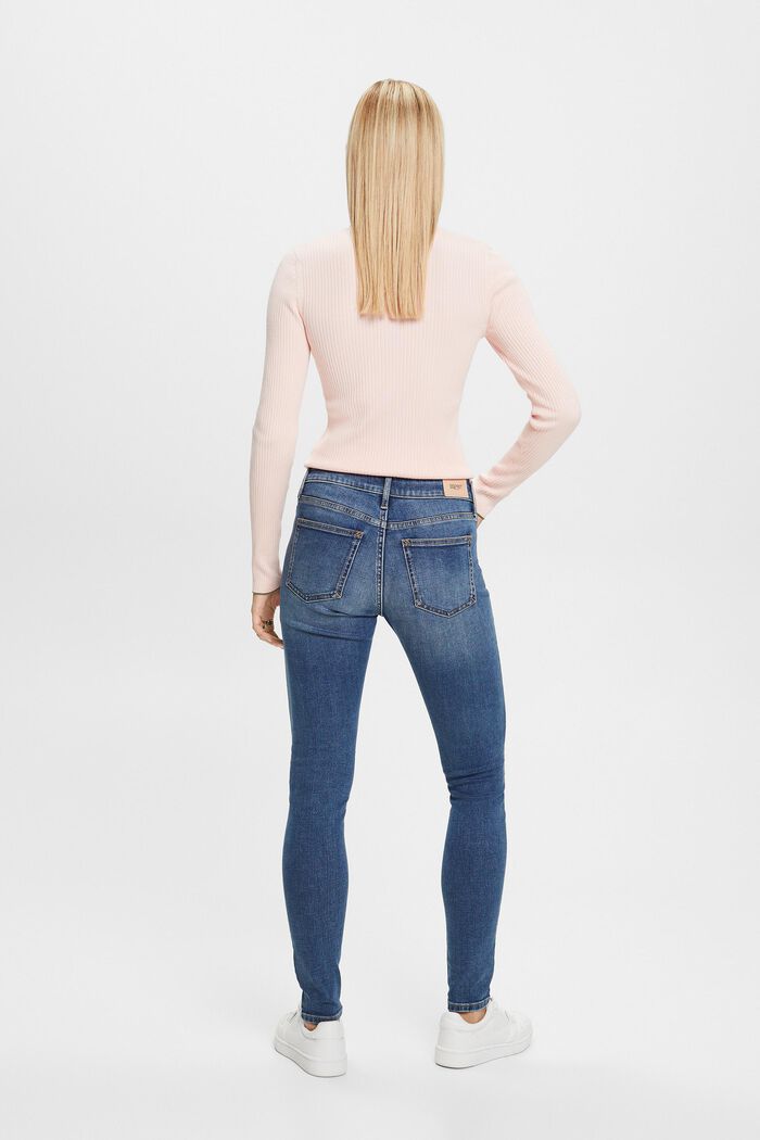 Skinny Jeans mit mittlerer Bundhöhe