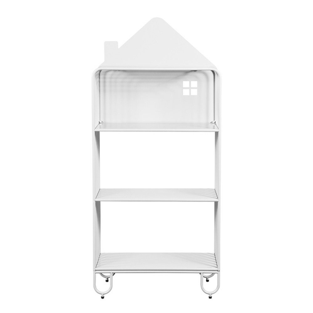 HOME DELUXE Kinderregal TODO M 134 x 61 x 28 cm, inkl. 2 Aufbewahrungsboxen, Rutschfest I Kindermöbel, Kinderregal mit Boxen