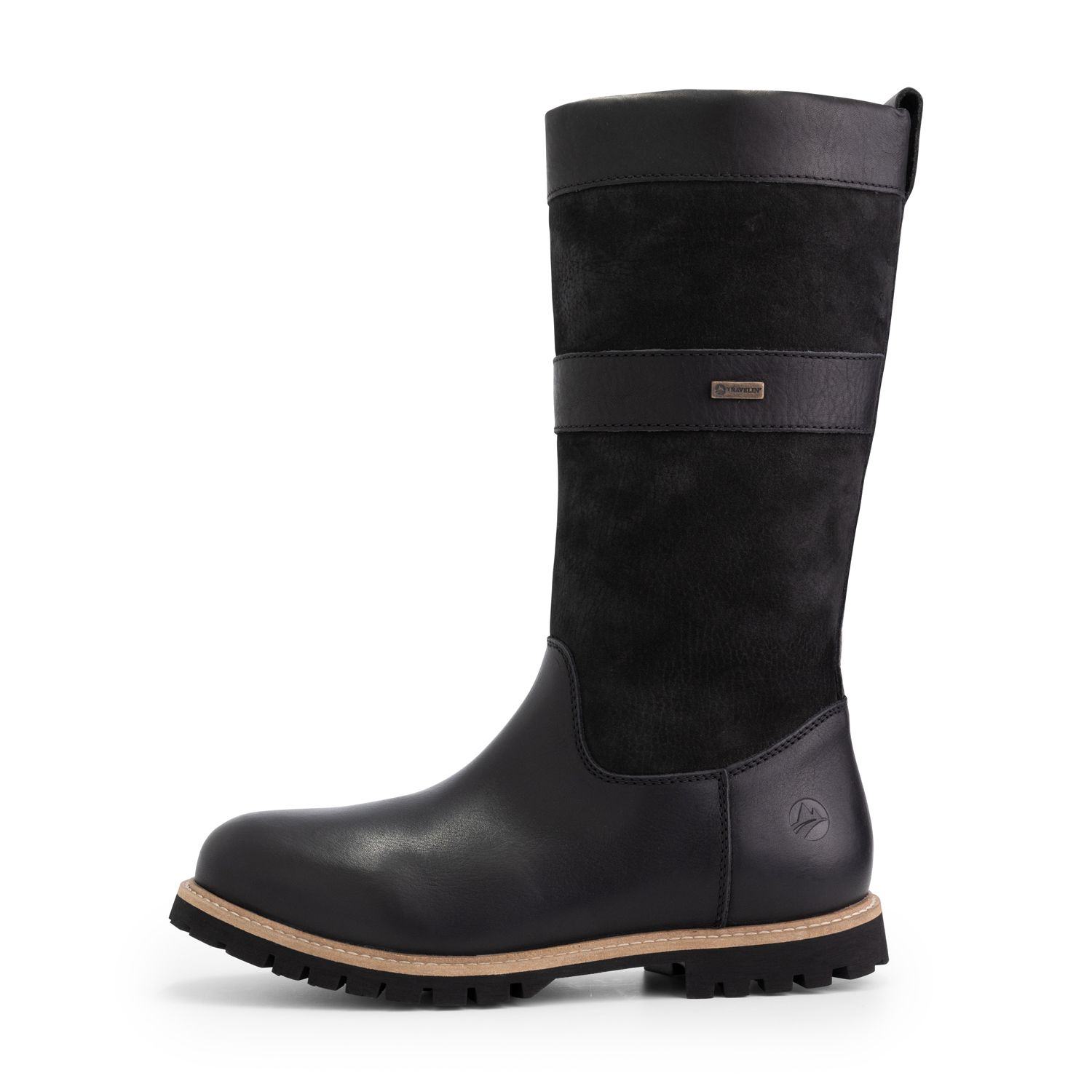 Travelin' Danmark schwarze Herren Outdoorstiefel