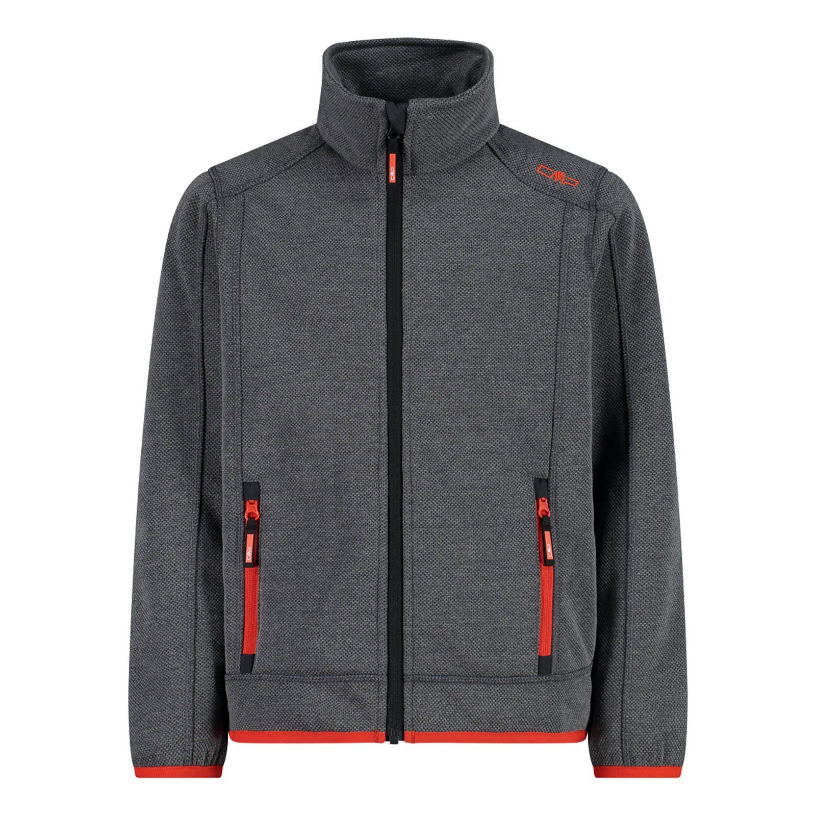 CMP Strickjacke Kid Jacket mit Stehkragen