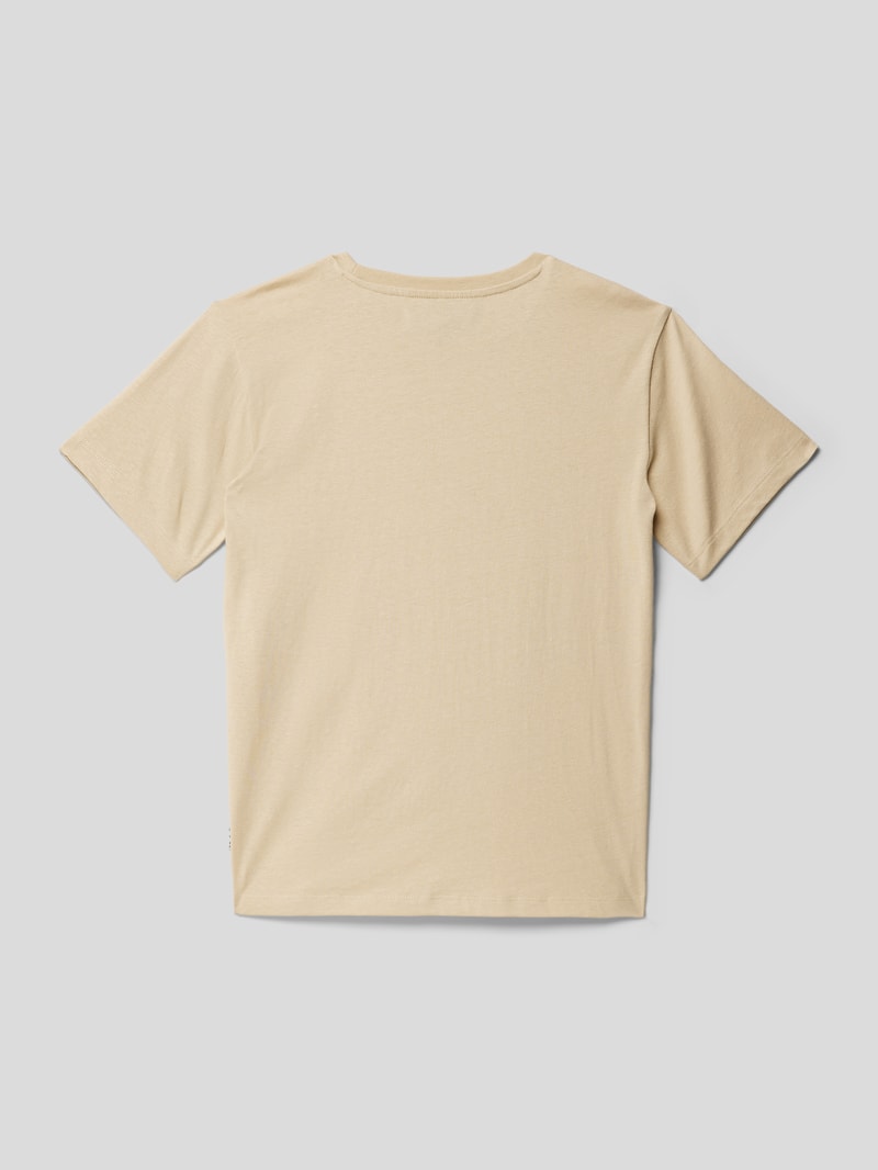 T-Shirt mit Rundhalsausschnitt Modell 'HEMRE' in offwhite