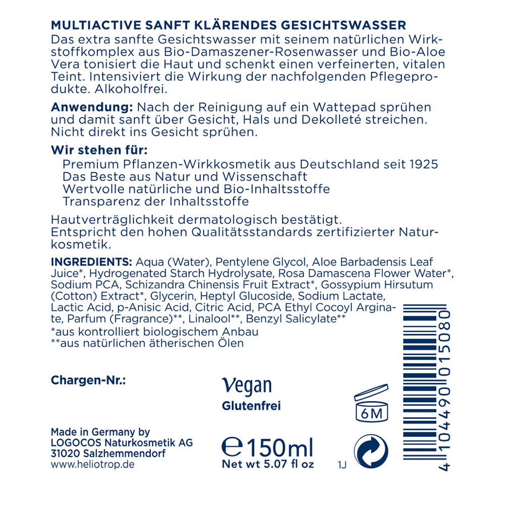 Heliotrop MULTIACTIVE Gesichtswasser 150 ml