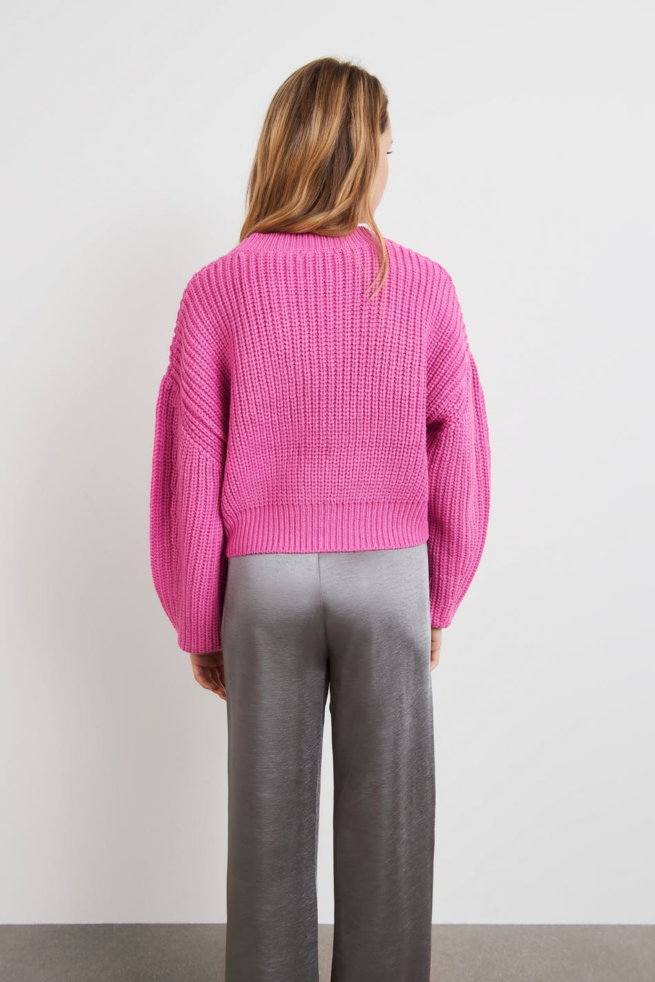 S knit oversized cardigan