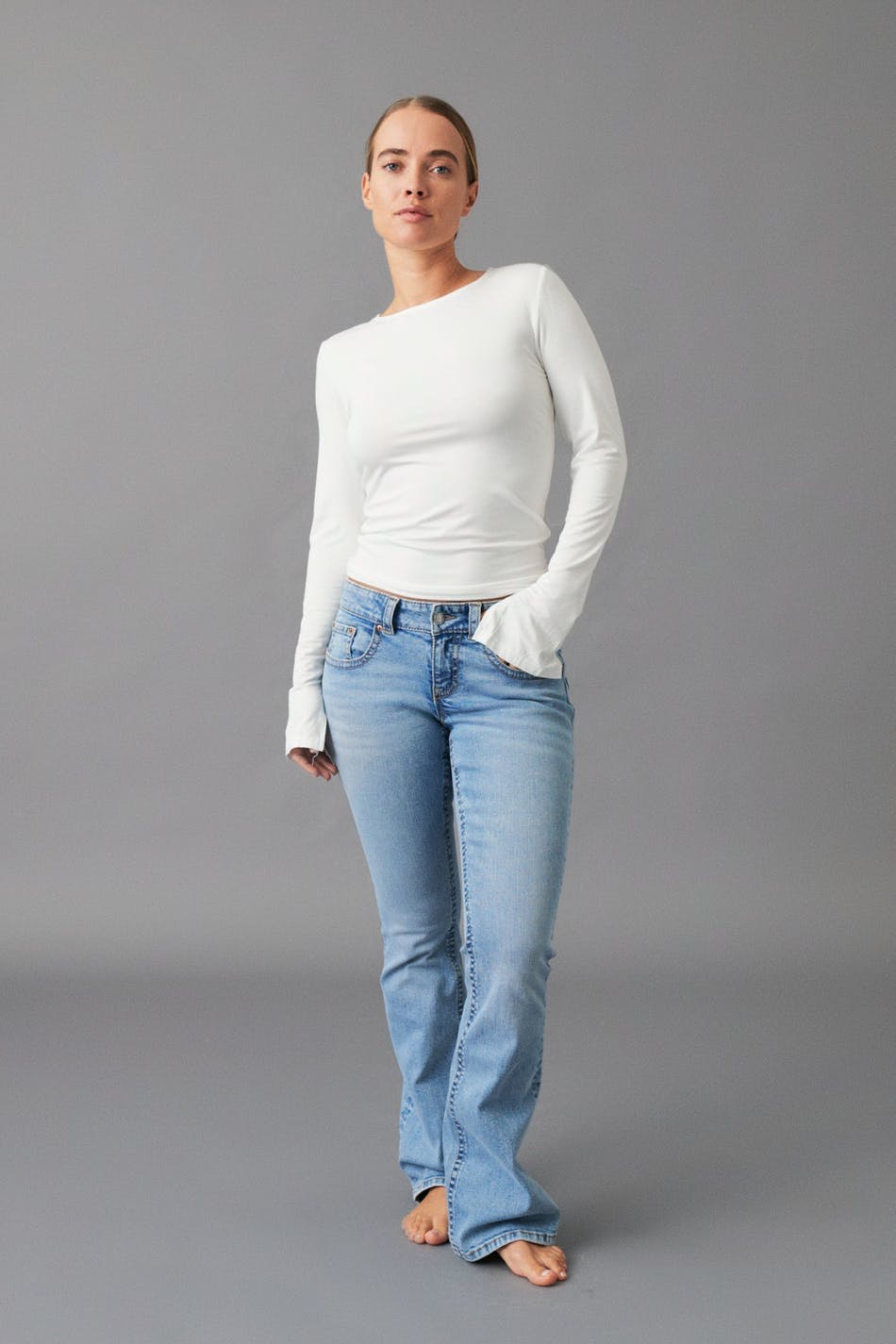 Y2k low bootcut jeans