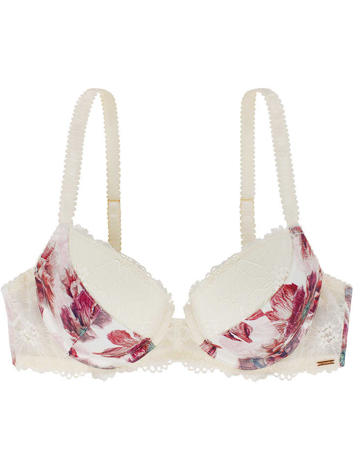 Dorina Balconette-BH in Creme/ Rot günstig kaufen