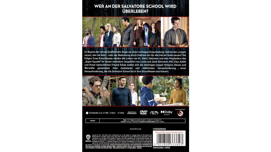 Legacies: Staffel 4  [4 DVDSs]