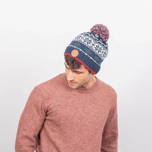 Bloody Mary Navy Beanie - Blue Fleece